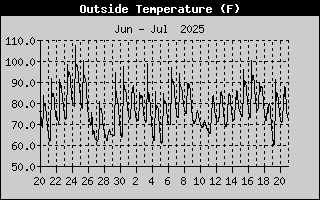 Outside Temperature History